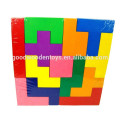 Personalizado Tetris Maze Game Brinquedo educativo de madeira Tetris Brinquedos clássicos de madeira clássica